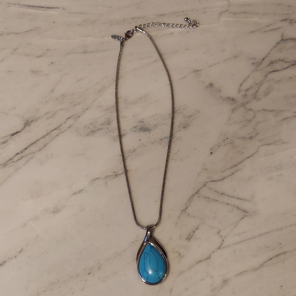 Lia Sophia turquoise necklace